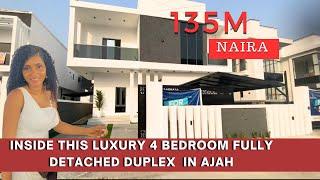 What’s inside this luxury 4 bedroom fully detached duplex for sale in Ajah, Lekki.