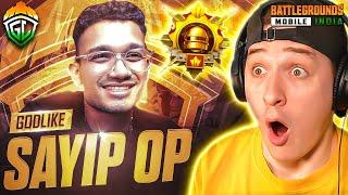 Wynnsanity Reacts to SAYIP OP 50 Kills in CONQUEROR! BGMI