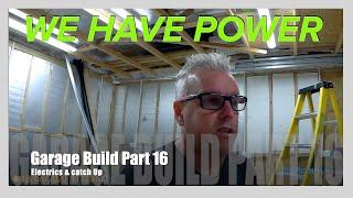 One man DIY Double Timber Garage Build part 16 - Quick walkaround of electrics