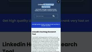 World's First LinkedIn Hashtag Trending Software