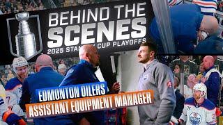 Follow Oilers Equipment Manager's Day During Game 2 vs. Golden Knights