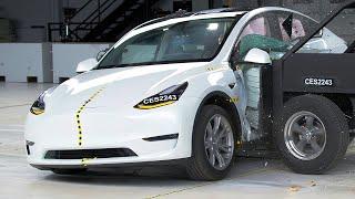 2024 TESLA MODEL Y - IIHS Crash Test