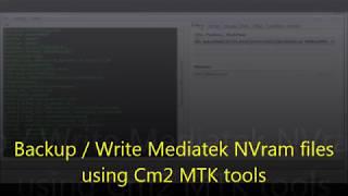 Cm2 MTK NVram Backup Download (SPNV file)