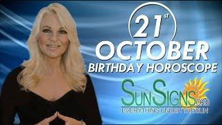 October 21st Zodiac Horoscope Birthday Personality - Libra - Part 1