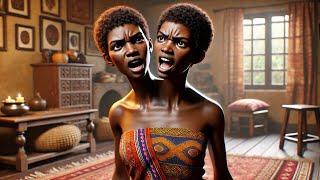 She was BORN with TWO SEPARATE HEADS Because of Her Mother's Mistake #AfricanTales #Tales