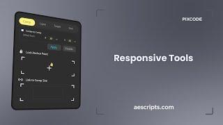 Responsive Tools for After Effects