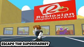 Let's Play Roblox: Escape The Supermarket Obby Gameplay