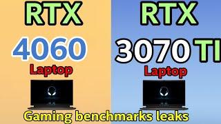 RTX 4060 M VS RTX 3070TI M VS RTX 3060M Gaming benchmarks leaks 1080p + 1440p which is the best GPU