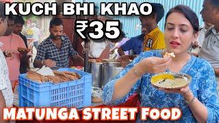 Matunga Street Food – Everything for ₹35! Idli, Vada, Dosa, Sheera & More 