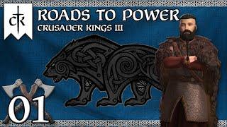 Let's Play Crusader Kings 3 III Roads to Power | CK3 Roleplay Landless Adventurer Gameplay Episode 1