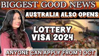 Australian lottery Visa 2024  for Indian