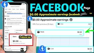 $0.00 Approximate earnings facebook page // Earnings breakdown facebook // Stars $0.00 facebook