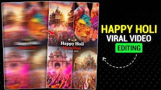 Happy Holi Video Editing | Happy Holi Video Editing Alight Motion