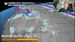 Mountain Weather Update 2/25, Meteorologist Chris Tomer