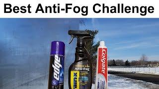 The Best Anti-Fog Product - A Head - On Challenge!