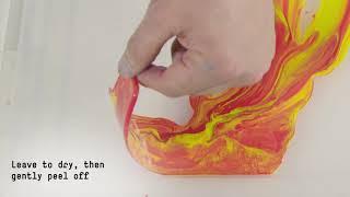 How To Create Easy Acrylic Skins | Acrylic Technique | Liquitex