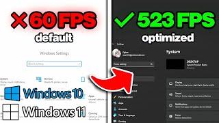 How To OPTIMIZE Windows 10 & 11 For GAMING & Performance in 2025  - The Ultimate Guide!