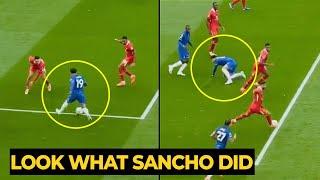 Jadon Sancho TOYED by Liverpool defender during yesterday game with Chelsea | Man Utd News