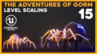 Devlog #15 - How I did Level Scaling - The Adventures of Gorm - Unreal Engine 5 - Game Development