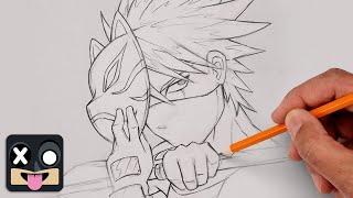 How To Draw Anime | Kakashi | Naruto