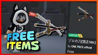 New FREE LIMITED UGC items , How to get FREE UGC LIMITED ITEMS ゾロの刀 on ROBLOX - Roblox