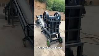 Small portable rock crusher,stone crushing machine, jaw crusher machine for making gravels