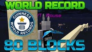 [World Record] LONGEST Block Clutch (80 BLOCKS)