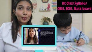 1st Class Syllabus CBSE, ICSE, State board | 2023-2024 | Maths, English , EVS, Hindi, All Subjects