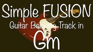 Simple Fusion Guitar Backing Track in Gm