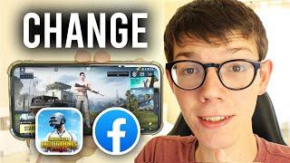 How To Change Facebook Account On PUBG Mobile - Full Guide