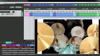 ReaTrak (REAPER Chord Track) Demo Video Drums