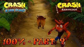 Crash Bandicoot - N. Sane Trilogy - 100% Walkthrough, Part 9: Hog Wild (Gem)