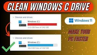 How to Clean C Drive In Windows 11 |Make Your PC Faster | Zorrotech