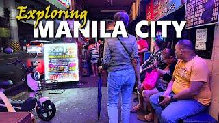 EXPLORING MANILA CITY STREETS AT NIGHT - IS IT SAFE? [4K]