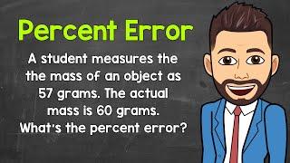Calculating Percent Error | Example 1 | Math with Mr. J