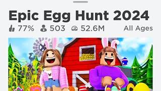 Roblox epic egg hunt 2024 update new areas 160 eggs