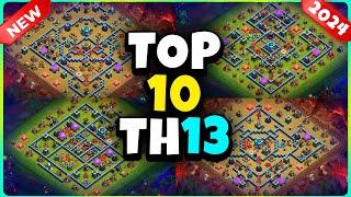 New BEST TH13 BASES CWL WAR/TROPHY Base Link 2024 (Top10) Clash of Clans - Town Hall 13 Farm Base