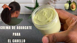 CREMA DE AGUACATE PARA EL CABELLO || AGUACATE PARA EL CABELLO MALTRATADO  || AGUACATE PARA CABELLO