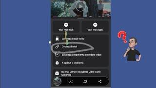 Cum sa copiez un link a unui video de pe Facebook?