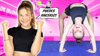 MI HERMANITA VENCE SU MIEDO EN GIMNASIA - Preparamos su competición ️ Daniela Golubeva