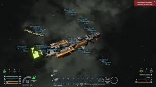 Space Engineers | Flying with Dori drones army using Rdav's Fleet Command MKII