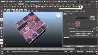 MAYA 3D ModellingTutorial - Materials and texturing in Maya