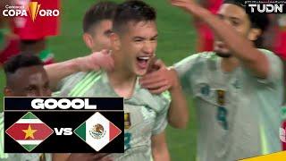 ¡GOLEADOR MEXICANO! Doblete de Montes I Surinam 0-2 México | Copa Oro - J2 2025 | TUDN