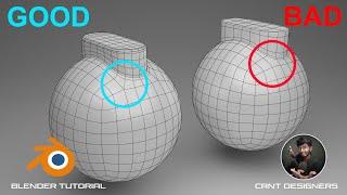 Good Shading With Bad Topology _ Blender Topology Tutorial