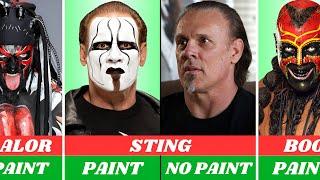 WWE Wrestlers With & Without Face Paint - Shocking Transformations!