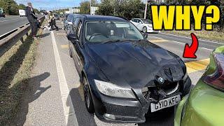 I WAS IN A HUGE PILE UP CAR CRASH!