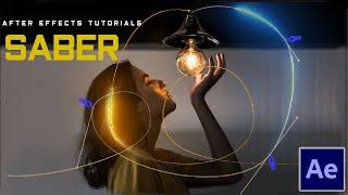 After Effects Saber Plugin Tutorial Particles line