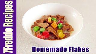 Homemade Bran Flakes Cereal - Healthy Breakfast Ideas