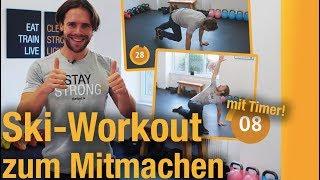 Ski- und Snowboard-Workout - Fitness - Training für die Piste zum Mitmachen