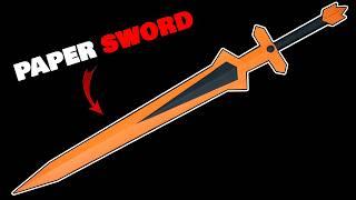 ️EASY ORIGAMI PAPER SWORD ️ HOW TO MAKE PAPER MEDIEVAL SWORD